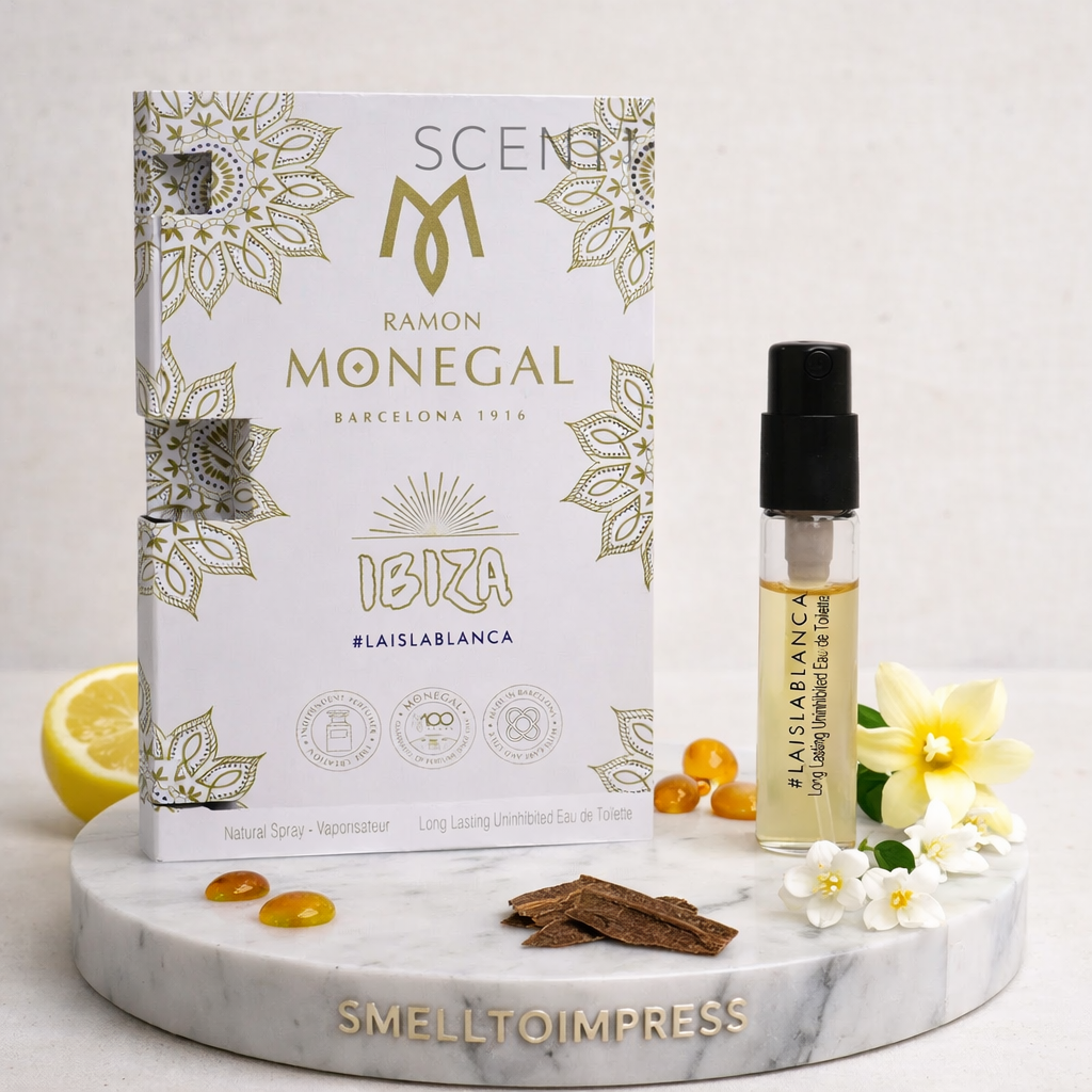 Ramon Monegal Ibiza La Isla Blanca 2ml 0.06 fl. oz. official perfume sample tester