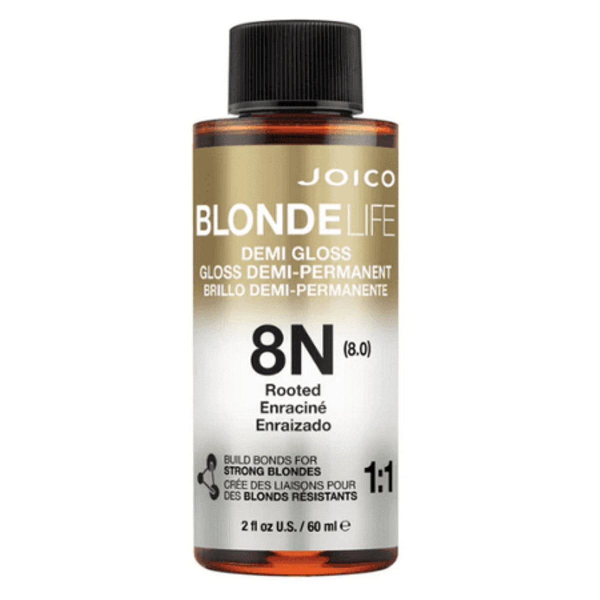 Joico, Blonde Life, Demi-Permanent Hair Dye, 8N Natural Blonde, 60 ml