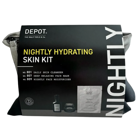 Set Depot: 800 Skin Specifics No. 809, Moisturizing, Night, Cream, For Face, 65 ml + 800 Skin Specifics No. 801, Activated Charcoal, Detoxifying, Cleansing Gel, For Face, 50 ml + 800 Skin Specifics No. 807, Hyaluronic Acid, Nutri-Soothing, Sheet Mask, For