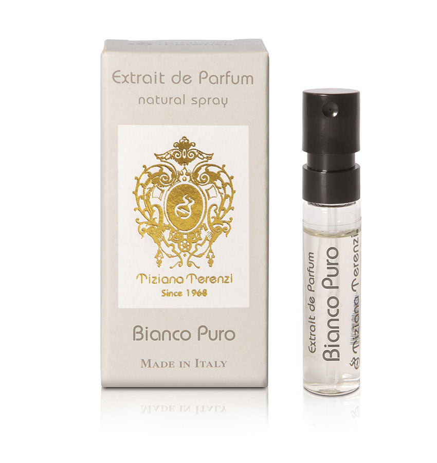 TIZIANA TERENZI Bianco Puro Extrait de parfum 0.05 OZ 1.5 ML official perfume sample